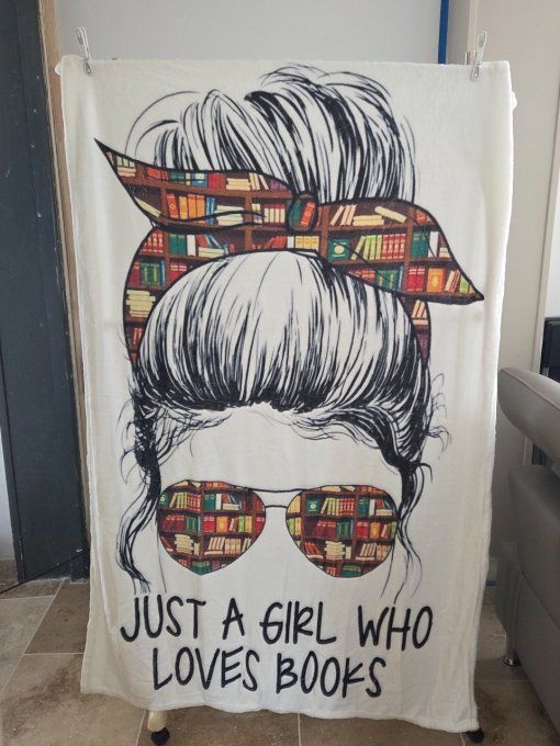 Plaid JUST A GIRL WHO LOVES BOOKS