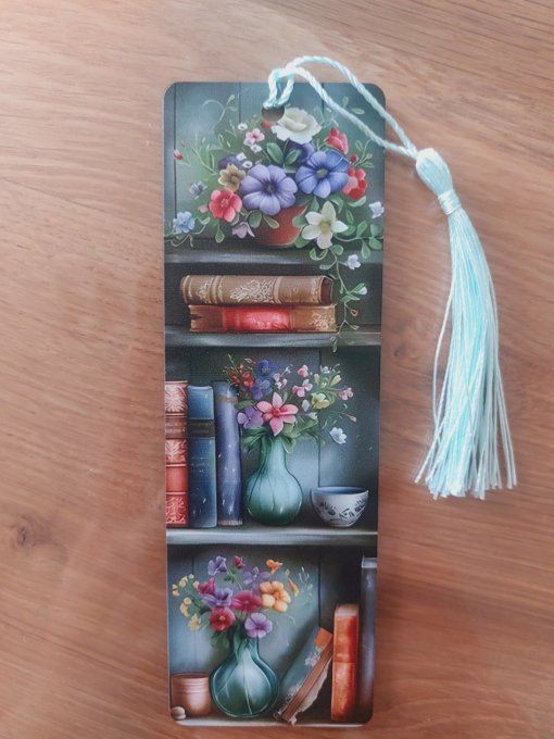 Marque-pages bibliothèque en acrylique 